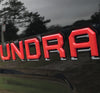 Red Toyota Tundra Tailgate Letters Inserts