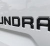 Black Toyota Tundra Tailgate Letters Inserts