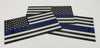 Reflective Thin Blue Line American Flag Stickers