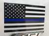 Reflective Thin Blue Line American Flag Stickers