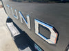 2022-2025 Toyota Tundra Tailgate Inserts Letters