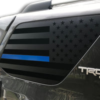 4runner window flag decal 3m thin blue line