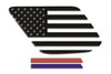 4runner window flag decal 3m thin blue red green line