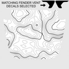 Fully Customizable Jeep Wrangler & Gladiator JL/JT Topo Hood Decal