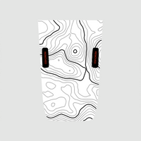 2018-2024 Jeep Wrangler and Gladiator Rubicon JL JLU Topographic Hood Decal