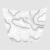 Customizable Topographic Topo Hood Decal Blackout Wrap compatible with Jeep Grand Cherokee WK 2011-2022
