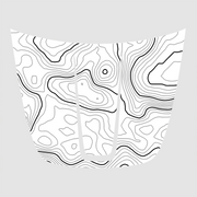 Customizable Topographic Topo Hood Decal Blackout Wrap compatible with Jeep Grand Cherokee WK 2011-2022