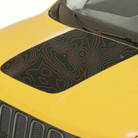 2015-2024 Jeep Renegade Customizable Topographic Hood Decal