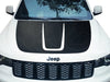 Customizable Topographic Topo Hood Decal Blackout Wrap compatible with Jeep Grand Cherokee WK 2011-2022