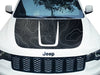 Customizable Topographic Topo Hood Decal Blackout Wrap compatible with Jeep Grand Cherokee WK 2011-2022