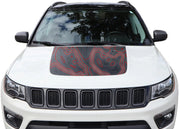 Jeep Compass 2017-2024 Customizable Topographic Hood Decal