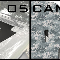 Camoflauge Hood Decal fits 2018-2024 Jeep Wrangler JL and Gladiator JT