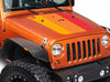 Retro Vintage Hood Decal compatible with 2007-2018 Jeep Wrangler JK 02