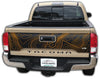 Custom Topographic Toyota Tacoma tailgate blackout graphics decal 2016-2023