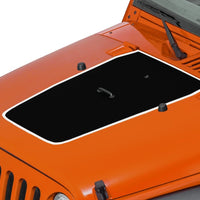 Custom Pinstripe Hood Decal compatible with 2007-2018 Jeep Wrangler JK 04