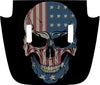 American Flag Punisher Skull Hood Decal Compatible with 2018-2022 Jeep Wrangler JL & Gladiator JT 04