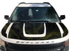 Custom Topographic Topo Hood Wrap Blackout Decal compatible with 2013-2015 Ford Explorer Topo 01