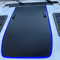 Custom Pinstripe Hood Decal compatible with 2018-2024 Jeep Wrangler JL & Gladiator JT Rubicon