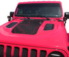 Topographic Topo Hood Decal compatible with 2018-2024 Jeep Wrangler JL and Gladiator JT Rubicon