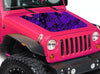 Map Overlay Hood Decal compatible with 2007-2018 Jeep Wrangler JK 01