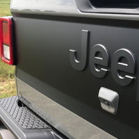 Tailgate & Taillight Blackout Decal compatible with 2018-2024 Jeep Gladiator