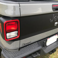 Tailgate & Taillight Blackout Decal compatible with Jeep Gladiator 2018-2024