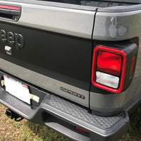 Tailgate & Taillight Blackout Decal compatible with Jeep Gladiator 2018-2024