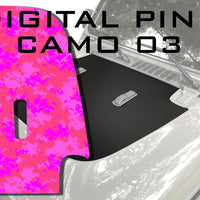 Digital Pink Camoflauge Camo Hood Decal fits 2018-2024 Jeep Wrangler JL and Gladiator JT