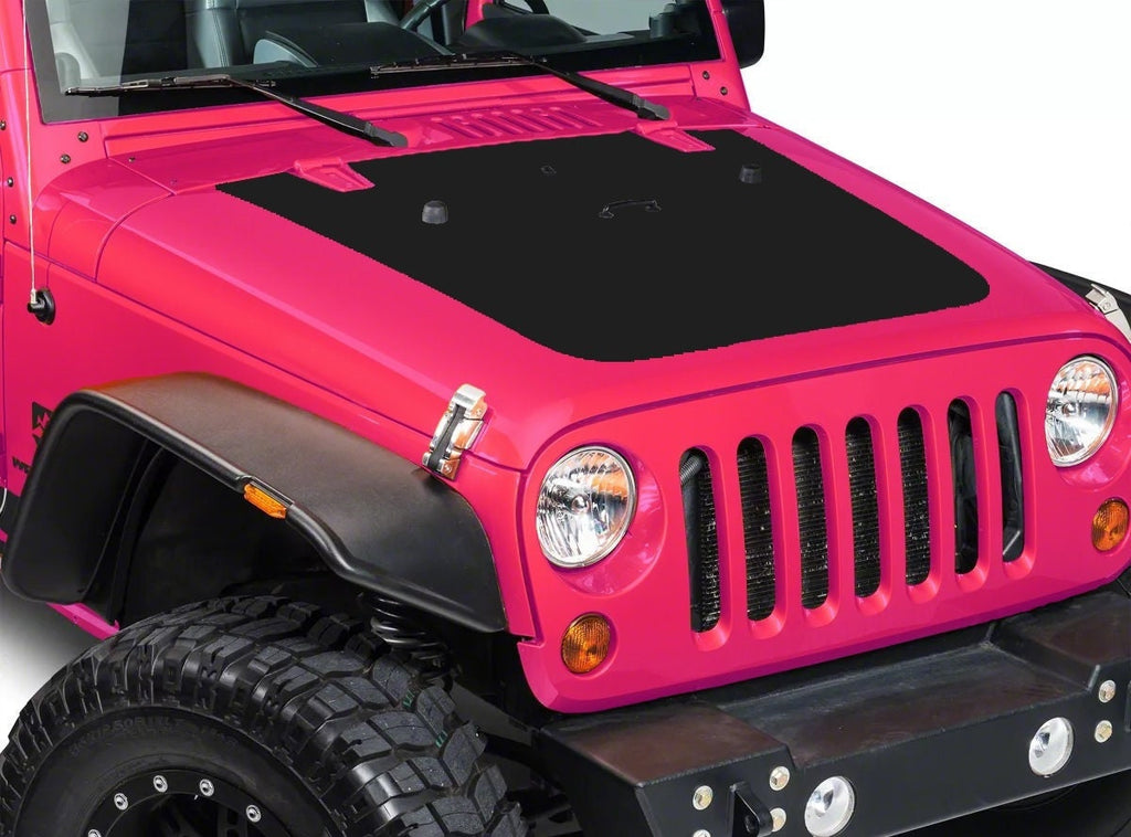 Hood Decal compatible with Jeep Wrangler JK 2007-2018 3M Vinyl 01