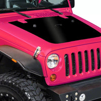 Hood Decal compatible with Jeep Wrangler JK 2007-2018 3M Vinyl 01