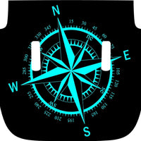 Compass Rose Hood Decal Compatible with 2018-2022 Jeep Wrangler JL & Gladiator JT 01