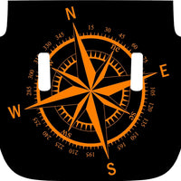 Compass Rose Hood Decal Compatible with 2018-2022 Jeep Wrangler JL & Gladiator JT 01