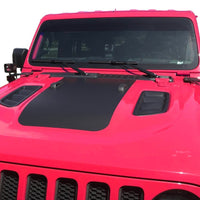 Hood Decal compatible with 2018-2024 Jeep Wrangler JL and Gladiator JT Rubicon 3M Vinyl