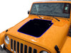 Custom Pinstripe Hood Decal compatible with 2007-2018 Jeep Wrangler JK Vinyl 03