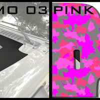 Pink Camoflauge Camo Hood Decal fits 2018-2024 Jeep Wrangler JL and Gladiator JT