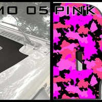 Pink Camoflauge Camo Hood Decal fits 2018-2024 Jeep Wrangler JL and Gladiator JT