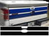 F-150 tailgate blackout 2-PIECE graphics decal 2009-2014