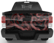 topographic topo tailgate wrap