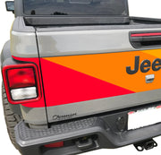 Retro Vintage Tailgate and Tail Light Decals compatible with 2018-2024 Jeep Gladiator JT