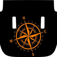 Compass Rose Hood Decal compatible with 2018-2024 Jeep Wrangler JL & Gladiator JT 02