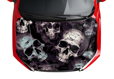 Customizable Skulls Punisher Hood Wrap Vinyl Many Sizes to Choose From MS01