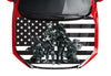 Military Soldier American Flag Hood Wrap Vinyl (52" x 72") 10 Year Wrap Vinyl for Vehicles 4SF