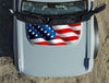 Customizable American Flag Soldier Hood Decal fits 2021-2024 Ford Bronco