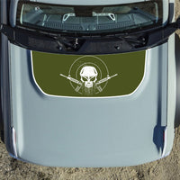 Customizable Punisher Skull Hood Decal fits 2021-2024 Ford Bronco