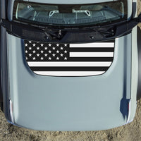 Customizable American Flag Thin Red Blue Green Line Hood Decal fits 2021-2024 Ford Bronco