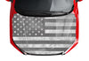 Premium Customizable American Flag Hood Wrap Vinyl (52" x 72") 10 Year Wrap Vinyl for Vehicles