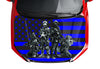 Military Soldier American Flag Hood Wrap Vinyl (52" x 72") 10 Year Wrap Vinyl for Vehicles 4SF