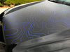 Custom Toyota Tundra Hood Blackout graphics decal 2022-2024