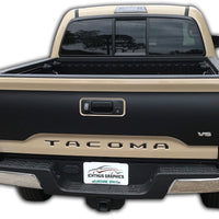 Premium Customizable 2016-2023 Toyota Tacoma tailgate blackout graphics decal