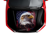 American Flag and Bald Eagle Style Hood Wrap Vinyl Custom Sizes 03